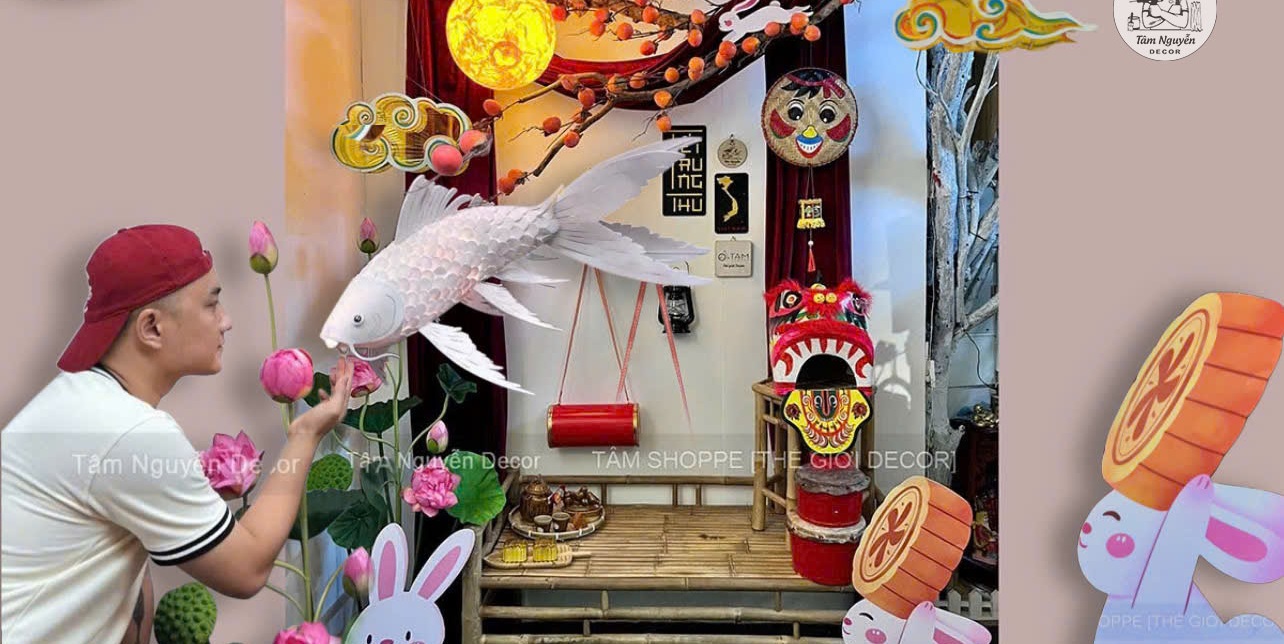 BACKDROP TRUNG THU CHỦ ĐỀ 